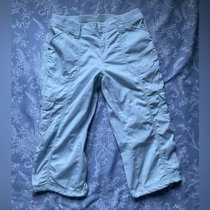 Style and Co Light Blue Cargo Capris